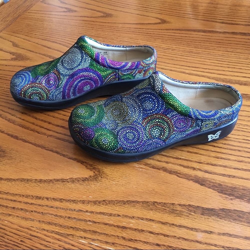 Sz 9 / 39 Alegria Multi cored swirl